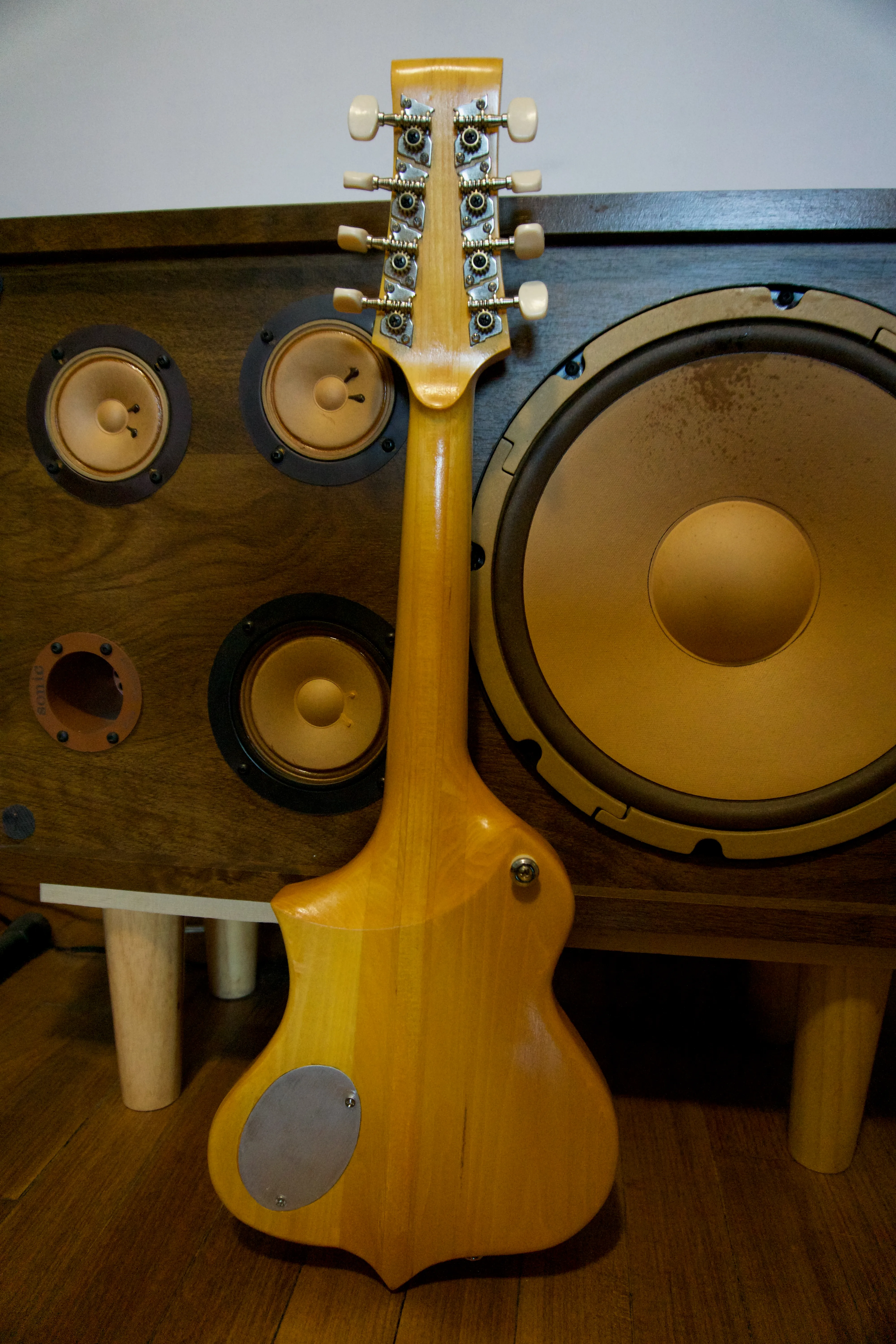 Basswood electric mandolin back